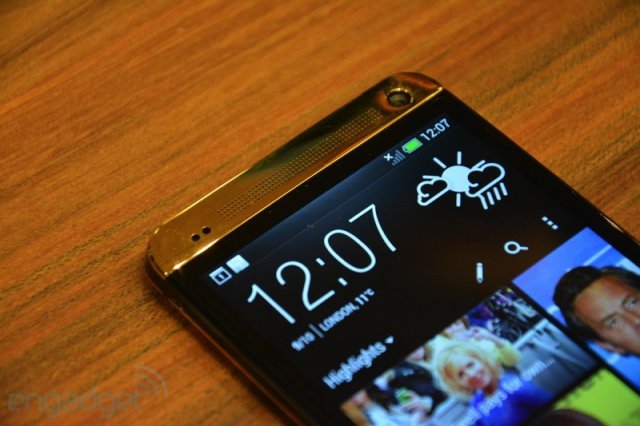"Живые" фотографии золотого HTC One (15 фото + видео)
