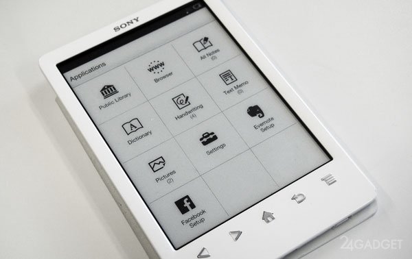 Обзор электронной читалки PRS-T3 от Sony