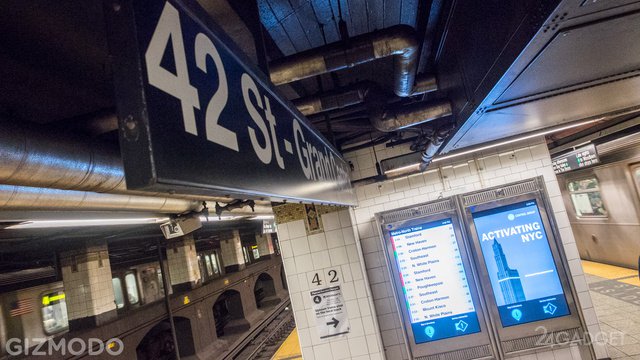 Сенсорные схемы метро в Нью-Йорке (2 фото + видео)