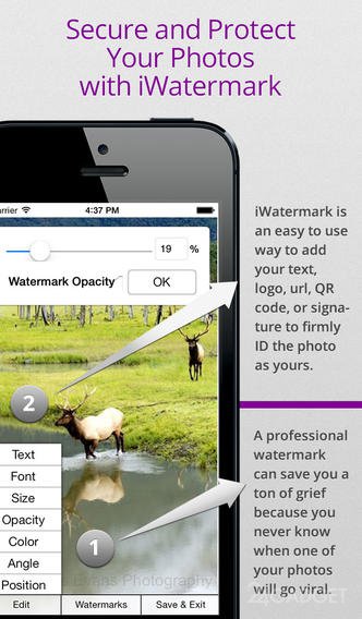 iWatermark 5.2 Вставка "водяных знаков" на фотографии