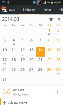 ZDcal Calendar Agenda Period 2.2.130 Функциональный календарь с приятным дизайном.