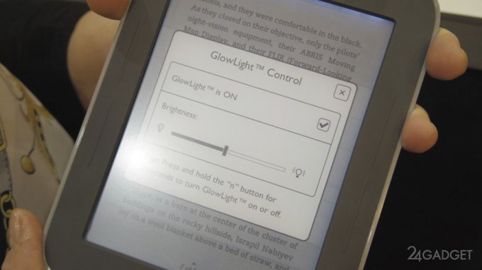 Обзор электронного ридера  Nook Simple Touch with GlowLight от Barnes&Noble