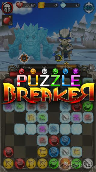 Puzzle Breaker 1.1.0 Гибрид RPG и "3-в-ряд" с симпатичной графикой