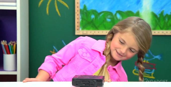 Реакция американских детей на кассетный плеер Walkman 