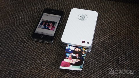 Обзор недорогого карманного фотопринтера LG Pocket Photo PD233