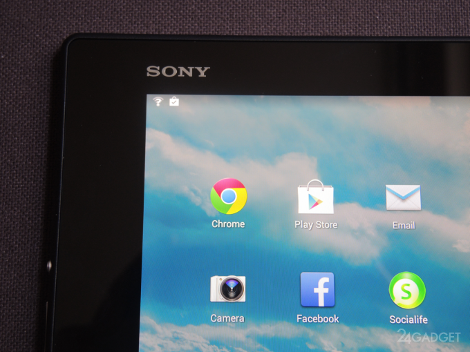 Обзор водонепроницаемого планшета Sony Xperia Z2 