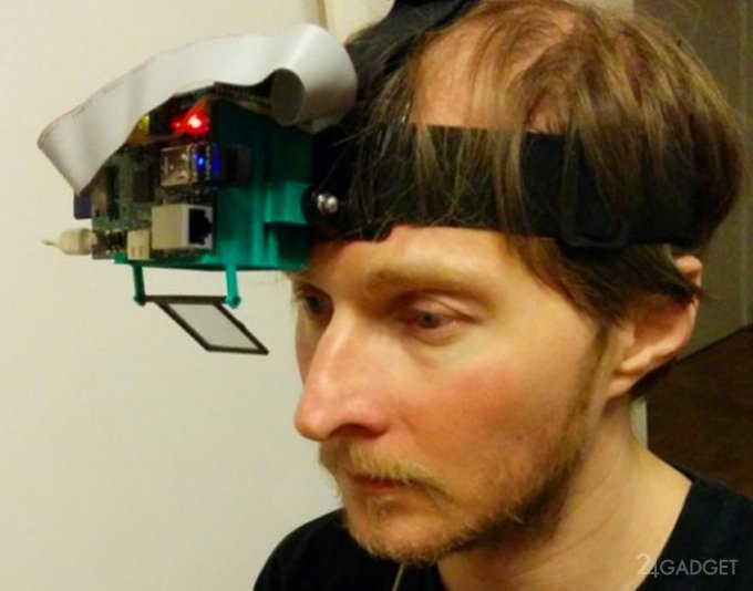 Клон Google Glass на базе Raspberry Pi (3 фото)