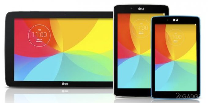 Трио новых планшетов LG (2 фото)