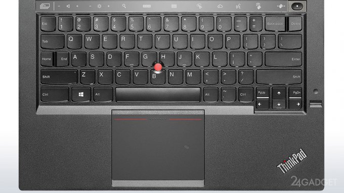X1 Carbon - очень тонкий и легкий лэптоп от Lenovo 