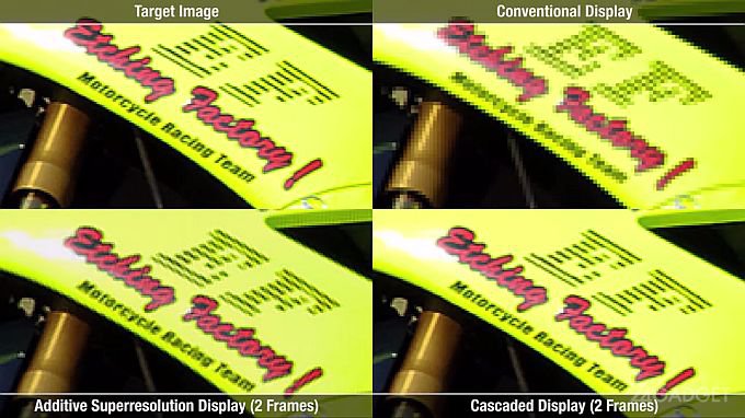 Разрешение дисплея перестанет влиять на качество изображения (видео)