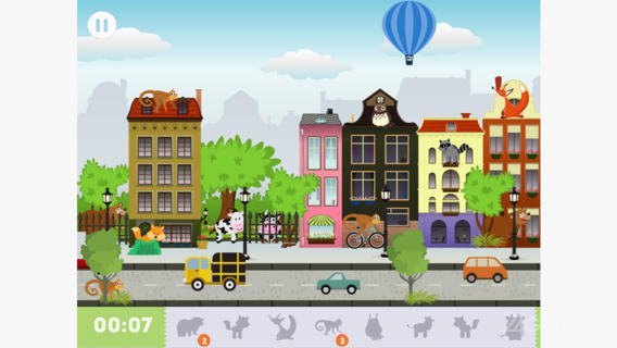 Cities and Animals. Hidden Objects Game 1.1 Спрятанные объекты для детей