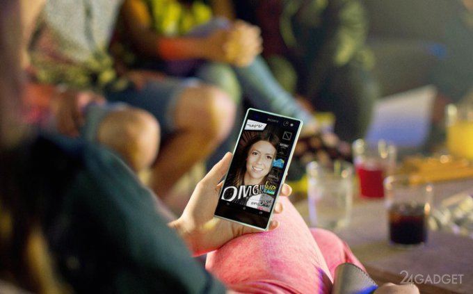 Sony Xperia C3 - смартфон, созданный для любителей селфи (6 фото + видео)