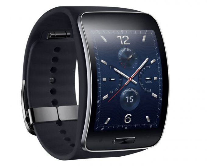 Умные часы Gear S или Samsung снова гнёт дисплеи (4 фото)