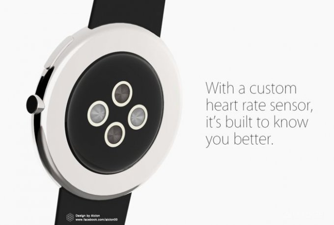 Если бы Apple Watch были круглыми (4 фото)