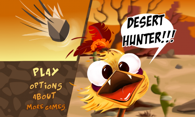 Desert Hunter 1.4 Охота с рогаткой на страусов