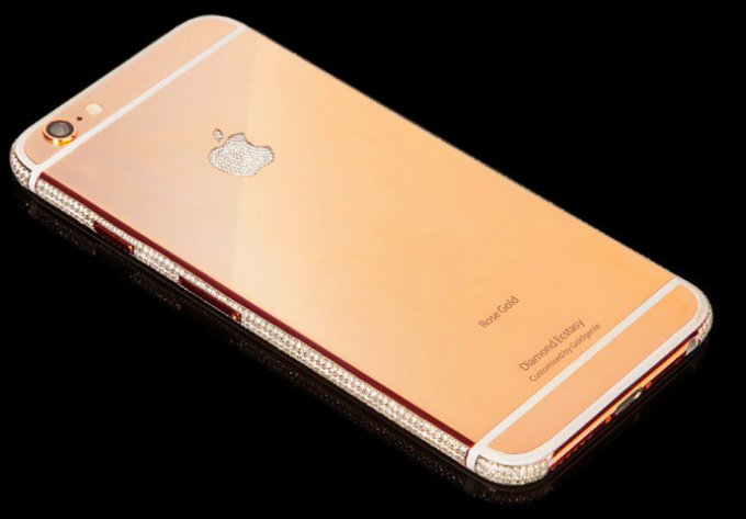 iPhone 6 из золота и бриллиантов всего за $3,5 миллиона (4 фото + 1 видео)