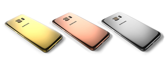 Золотые Samsung S6 и Edge доступны от $2500 (2 фото)