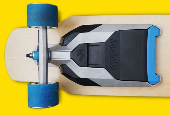 Mellow Drive сделает электроскейтборд из обычного скейтборда (5 фото)