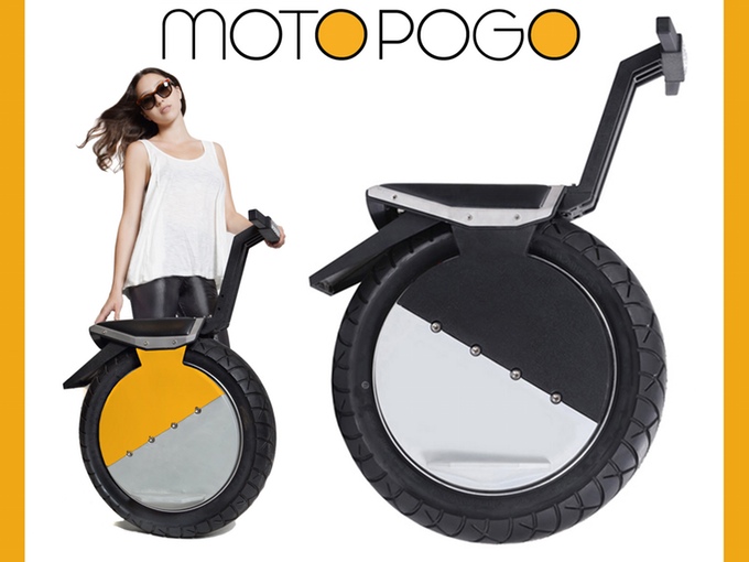 Moto Pogo - электроскутер с одним колесом (8 фото + видео)