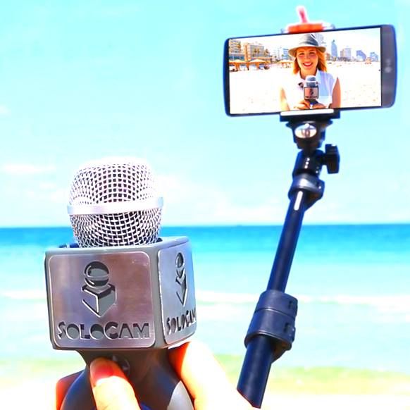 Селфи-палка с микрофоном (7 фото + 2 видео)