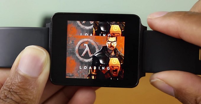 Умные часы потянули игру Half-Life (видео)