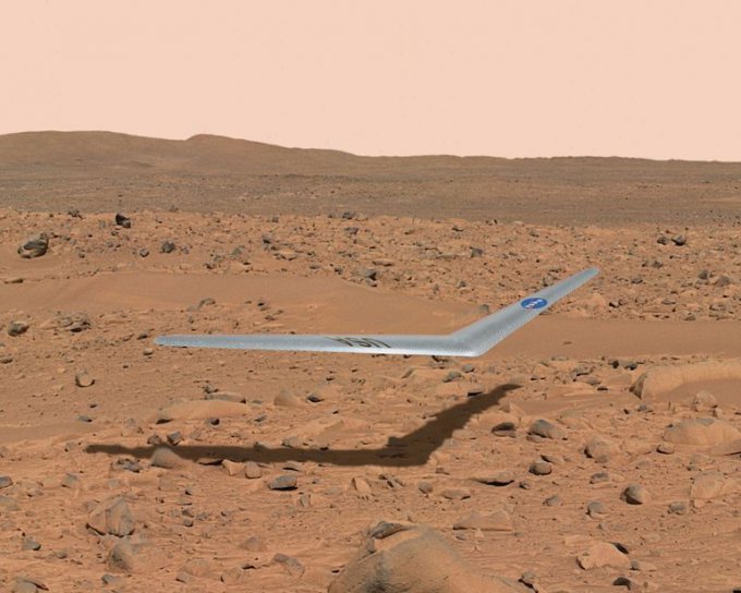 NASA запустит на Марсе крылатый беспилотник (4 фото)