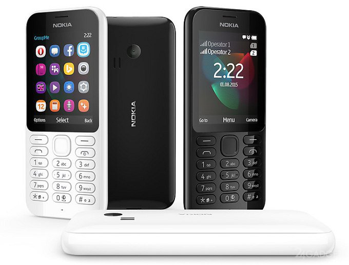 Представлены телефоны Nokia 222 и Nokia 222 Dual SIM с выходом в Интернет (5 фото + видео)