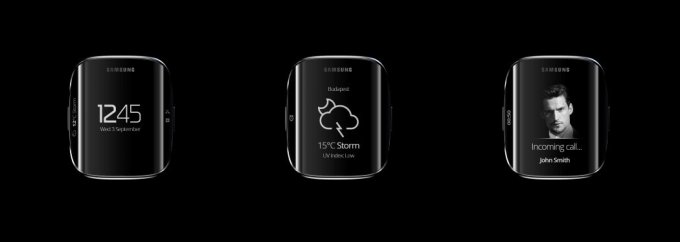 Концепт умных часов в стиле Samsung Galaxy S6 edge (9 фото)