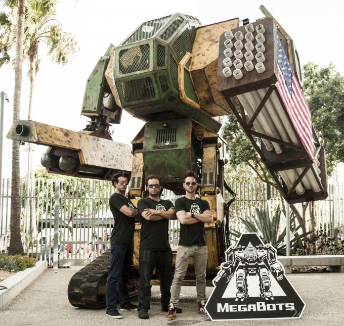 На экипировку боевого робота MegaBots собирают деньги через Kickstarter (4 фото + видео)