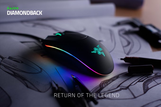 Razer выпустила обновлённую геймерскую мышь Diamondback (7 фото)