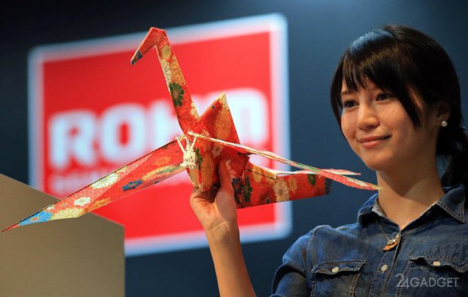 Управляемый бумажный дрон-оригами (2 видео)