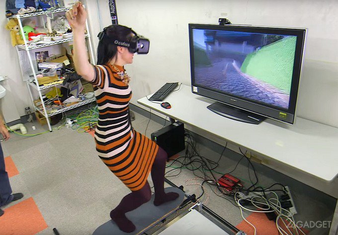 VR-симулятор езды на скейтборде (видео)