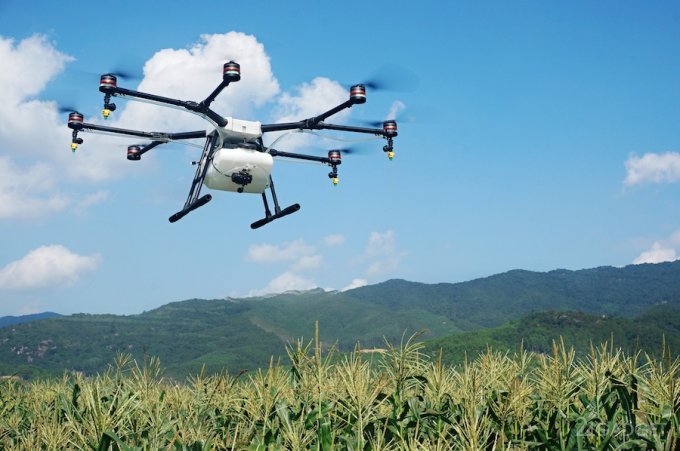 Agras MG-1 — сельскохозяйственный дрон от DJI (3 фото + видео)