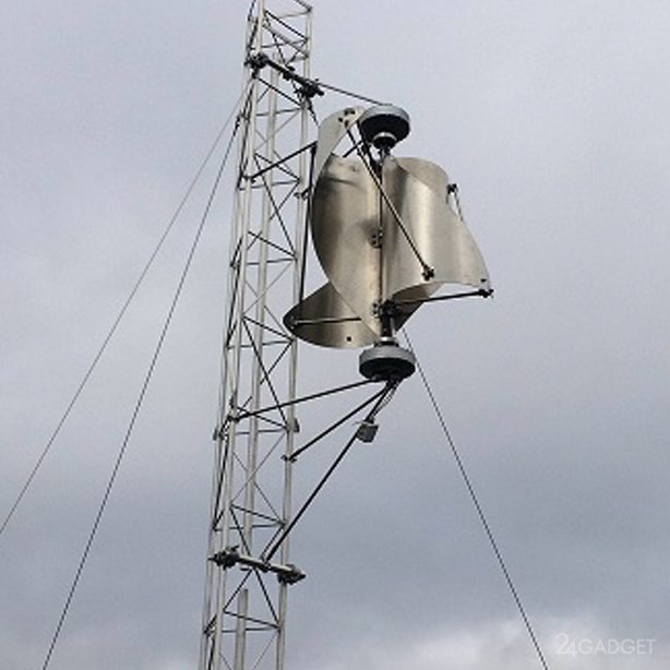 Ветрогенератор, которому не страшен штормовой ветер (5 фото)