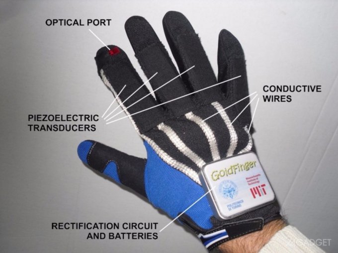 Самозаряжающаяся смарт-перчатка (2 фото)