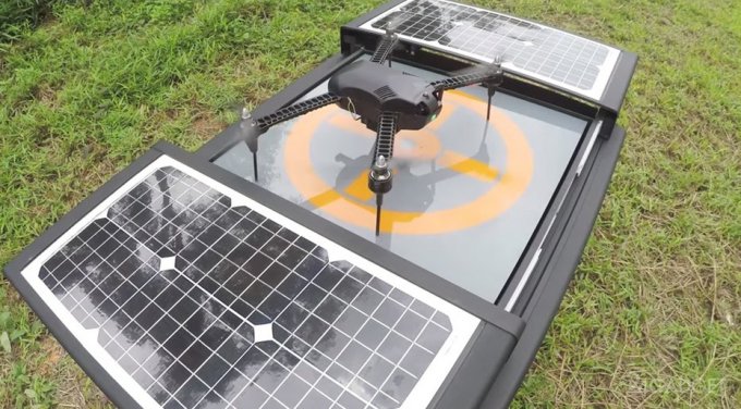 Автономная база сделает дронов независимыми от людей на долгие месяцы (4 фото + видео)