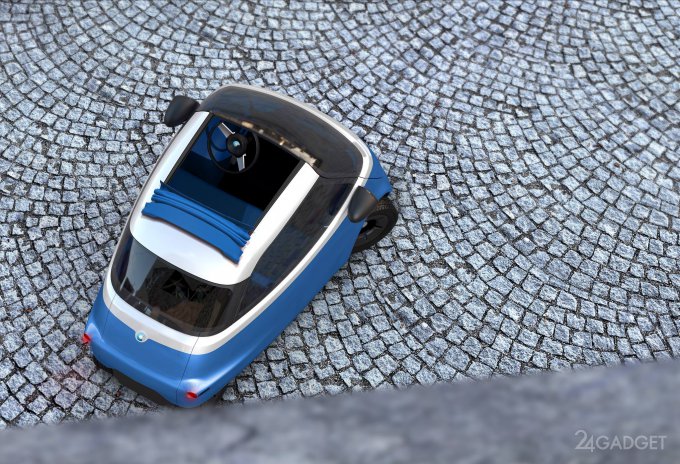 Электрическая реплика микромобиля BMW Isetta (10 фото + видео)
