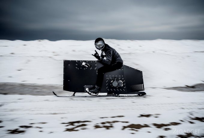 Снегоход с постапокалиптическим дизайном (14 фото + видео)