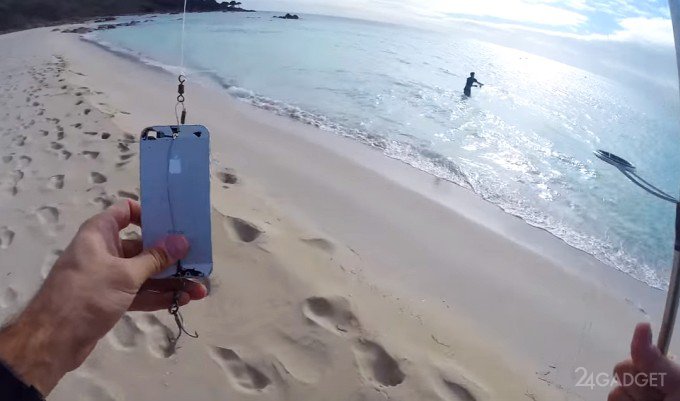 Ловля рыбы на iPhone (видео)