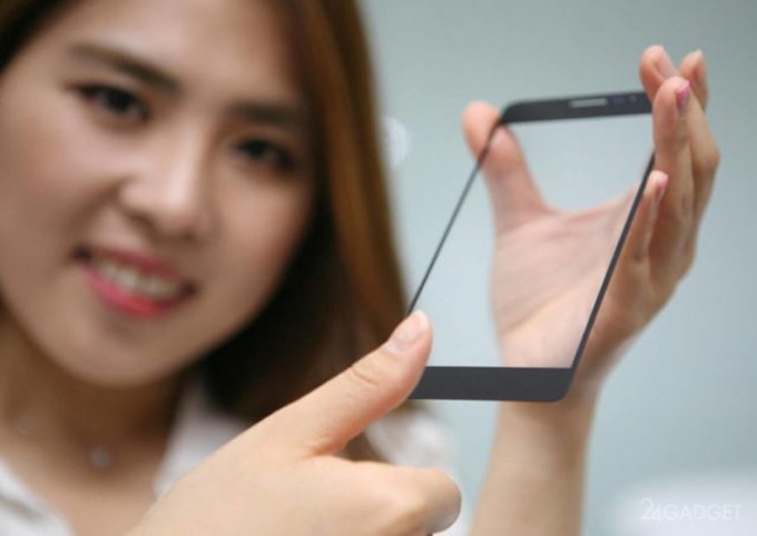 LG скроет сканер отпечатков пальцев в защитном стекле гаджета (2 фото)