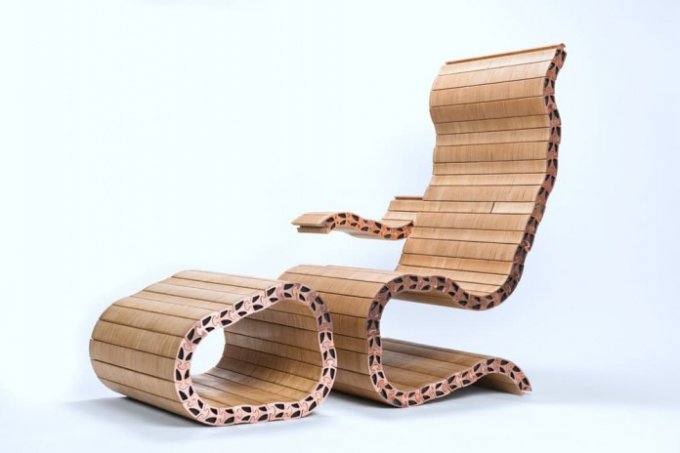 Оригинальная лего-мебель из деревянных деталей (15 фото + видео)
