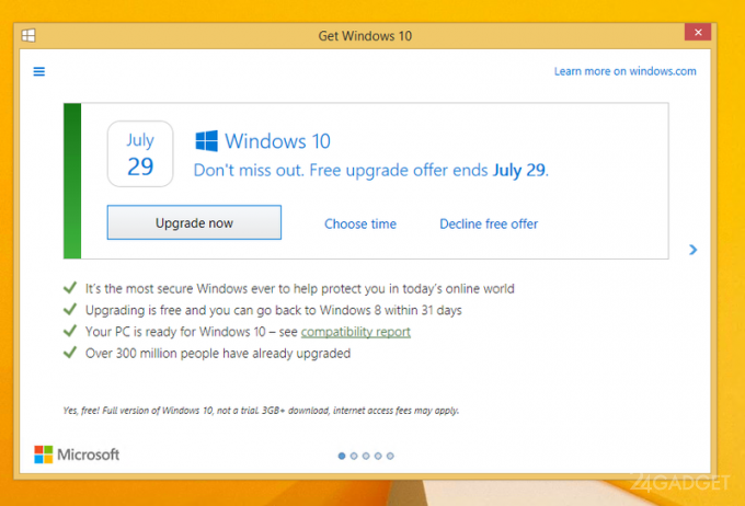 Microsoft меняет стратегию апдейта до Windows 10 (2 фото)
