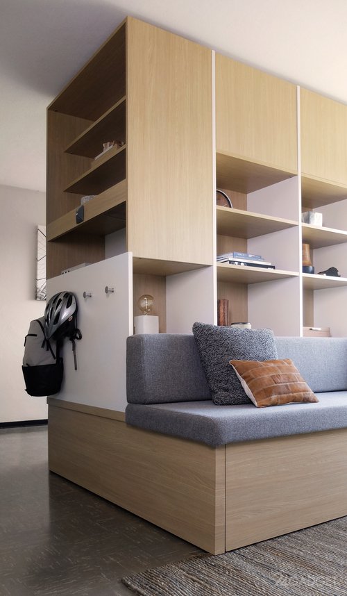 Продуманная умная мебель для малогабаритных квартир (20 фото + 2 видео)
