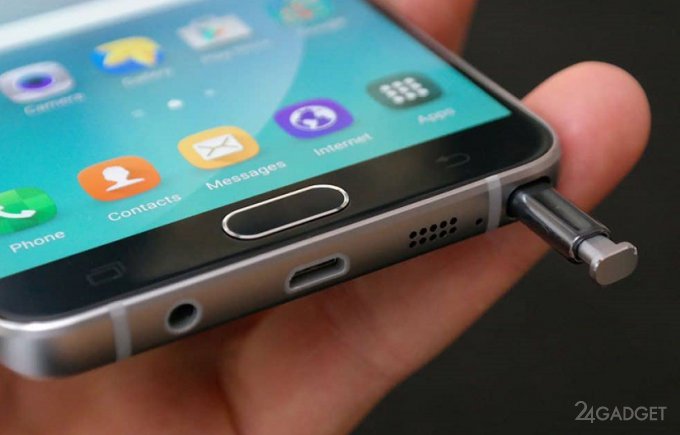 Samsung Galaxy Note 7 засветился на видео