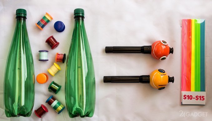 3D-ручка, использующая остатки пластиковых бутылок (5 фото + видео)