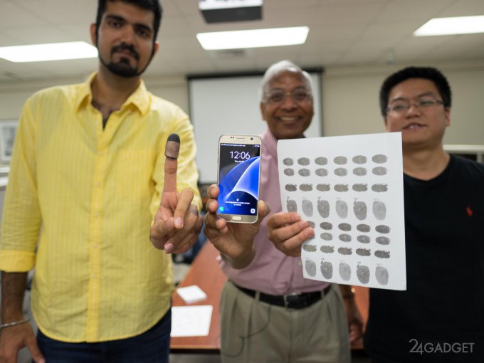 Samsung Galaxy S6 удалось разблокировать бумажной копией отпечатка пальца (3 фото + видео)