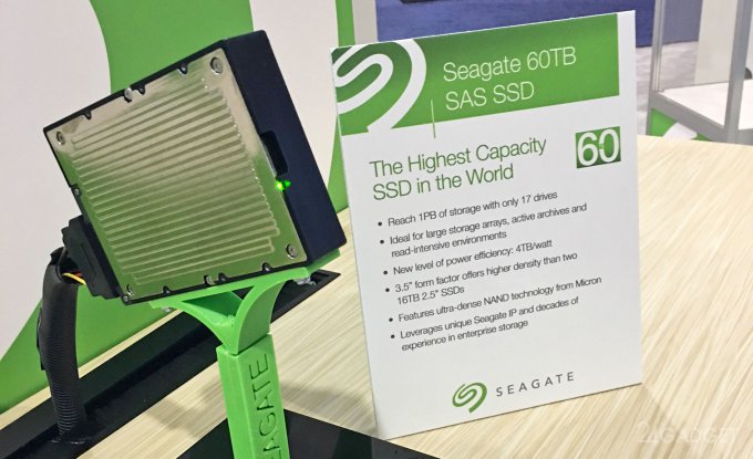 Seagate объявила о создании SSD-накопителя на 60 ТБ (2 фото)