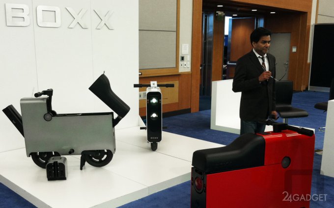 Boxx — прямоугольный городской электроскутер (11 фото)