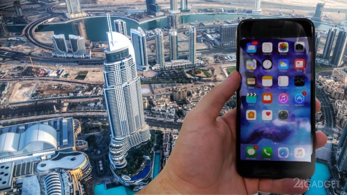 iPhone 7 Plus скинули с самого высокого здания мира (видео)