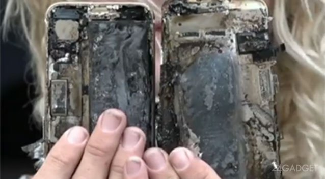 В Австралии iPhone 7 спалил автомобиль (4 фото + видео)